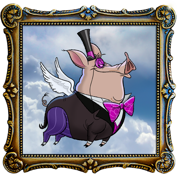 Portrait of A. J. Hogg flying in the sky